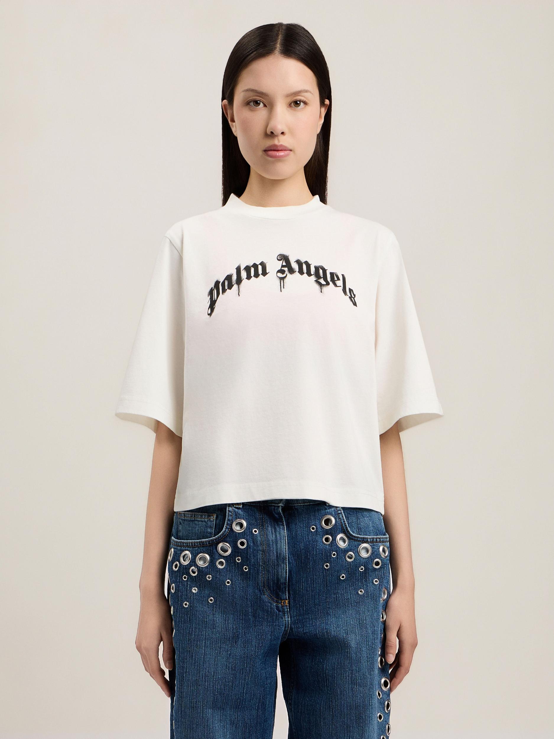 Curved Logo Boxy T-Shirt Product Image