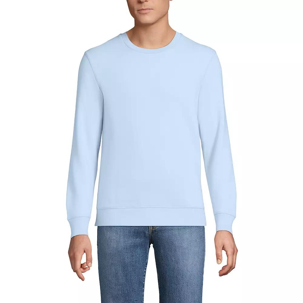 Big & Tall Lands' End Long Sleeve Serious Sweats Crewneck Sweatshirt, Men's,  Product Image