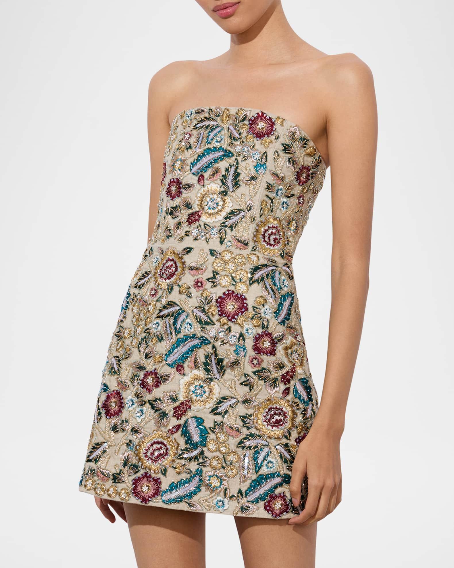 Velia Embellished Strapless Mini Gown Product Image