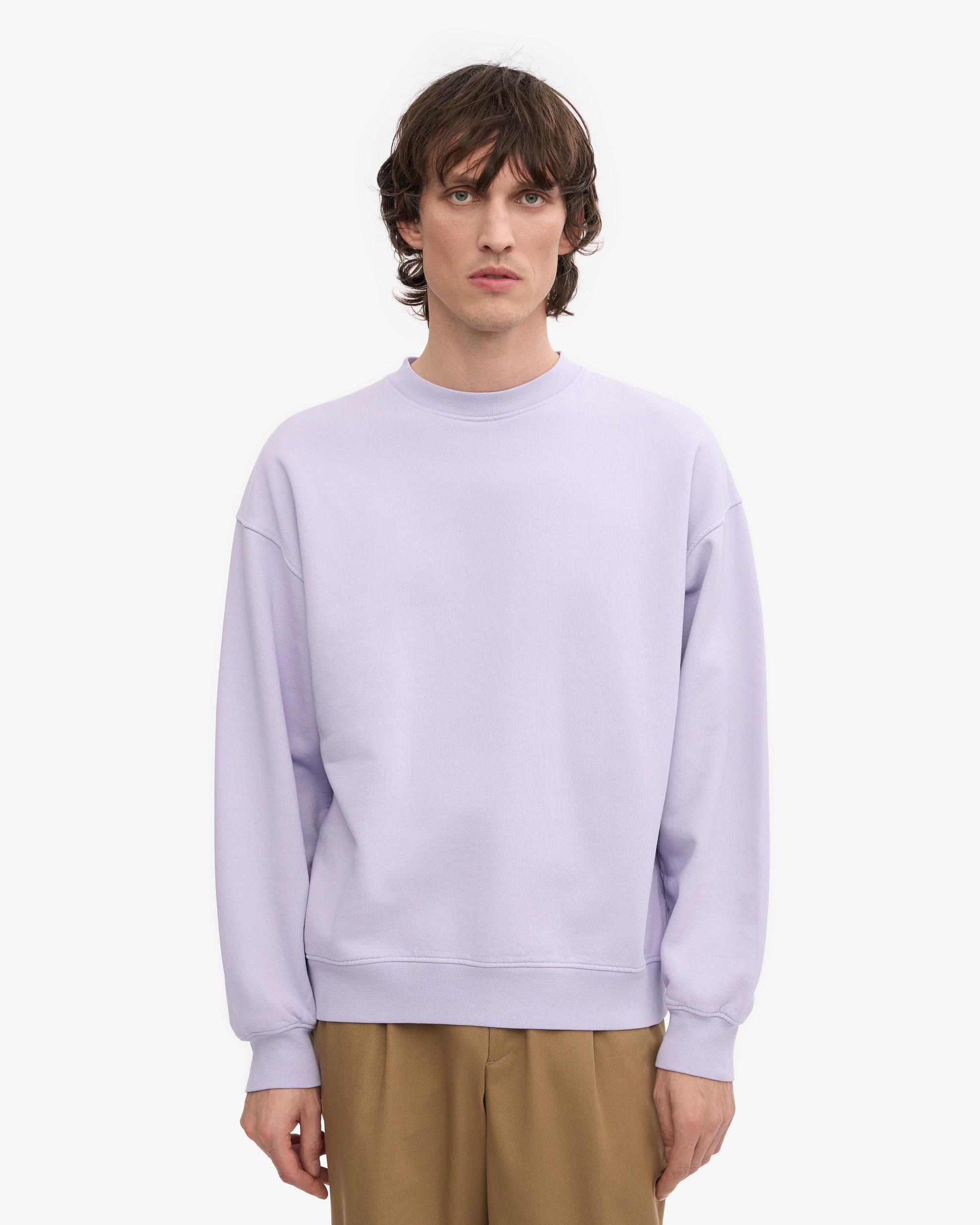 Organic Oversized Crew - Soft Lavender Product Image