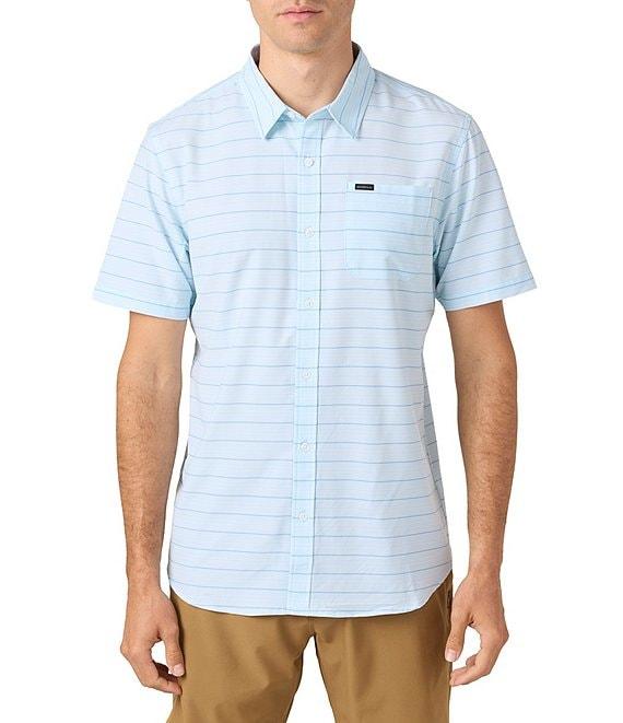 O'Neill TRVLR UPF Traverse Relaxed Fit Short Sleeve Striped Woven Shirt Product Image