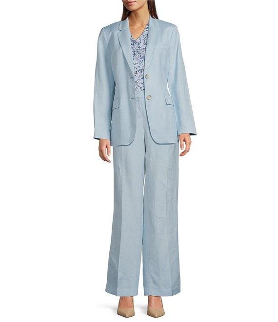 Anne Klein Pleated Cowl Neck Cap Sleeve Blouse Product Image