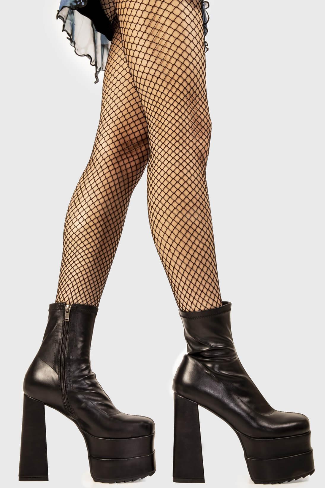 Cassette Platform Ankle Boots Product Image