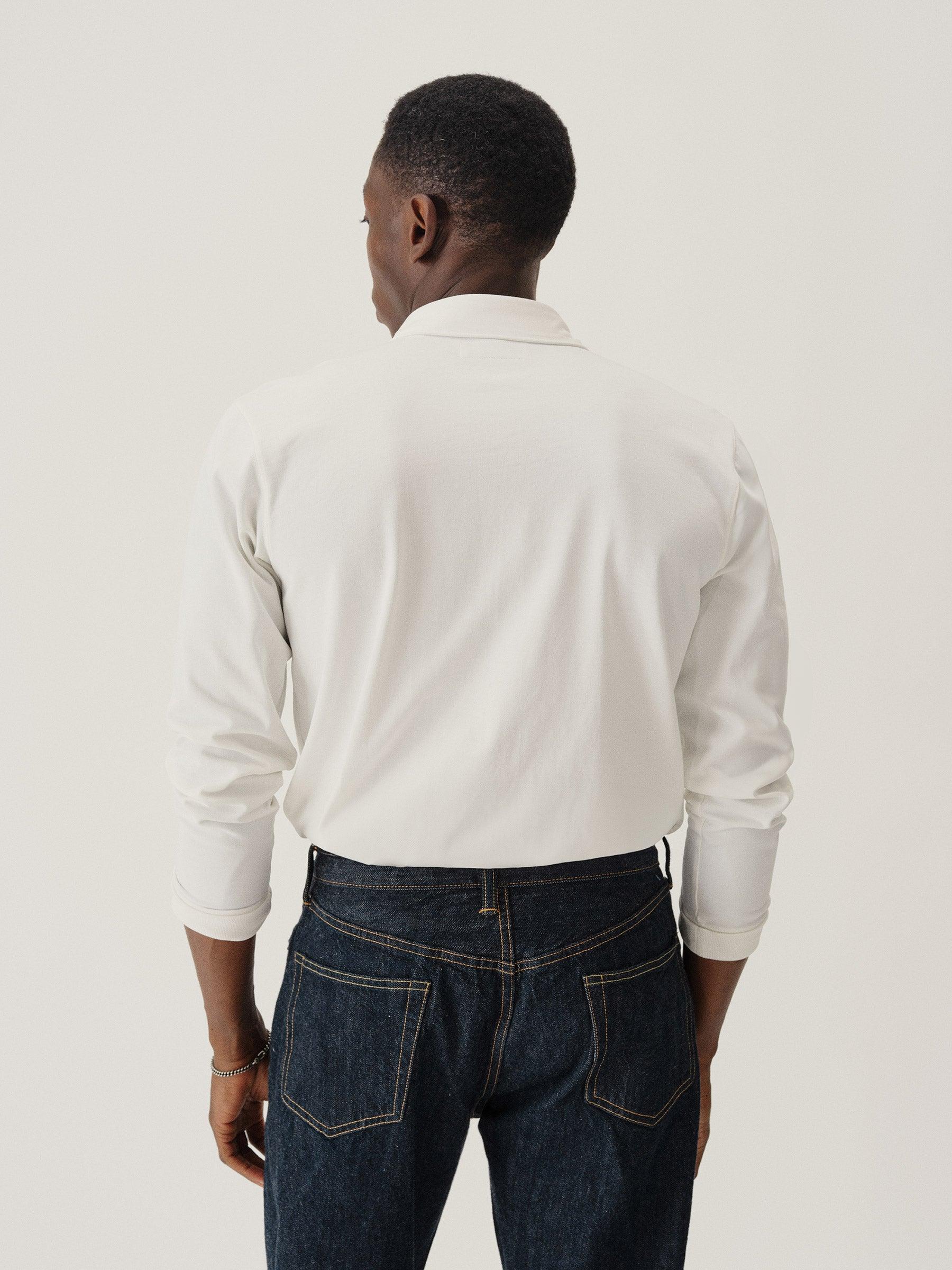 White Coolhand Cotton Popover Product Image