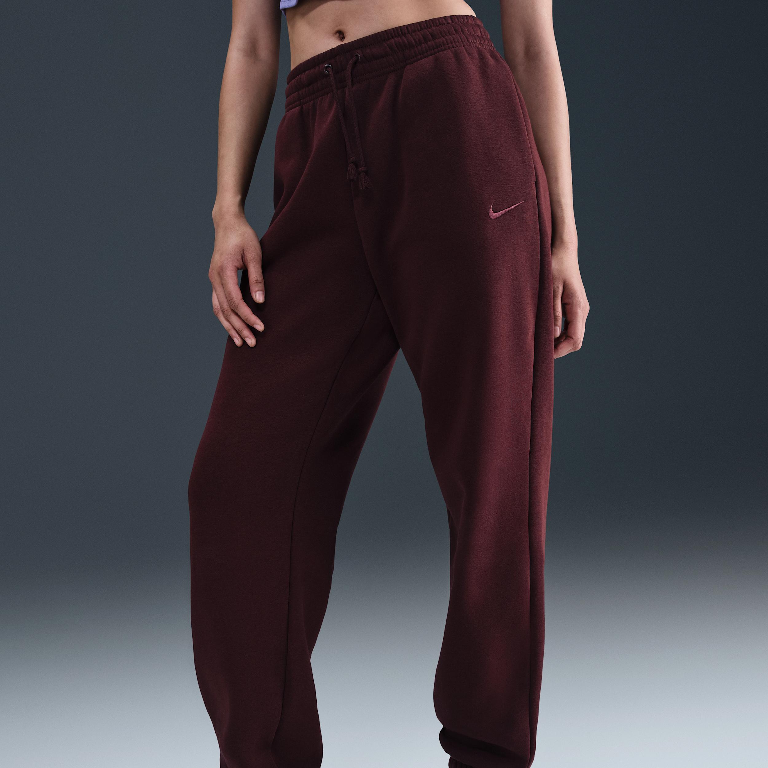 Womens Nike Sportswear Phoenix Fleece High-Waisted Oversized Sweatpants | FZ5996-652 Product Image