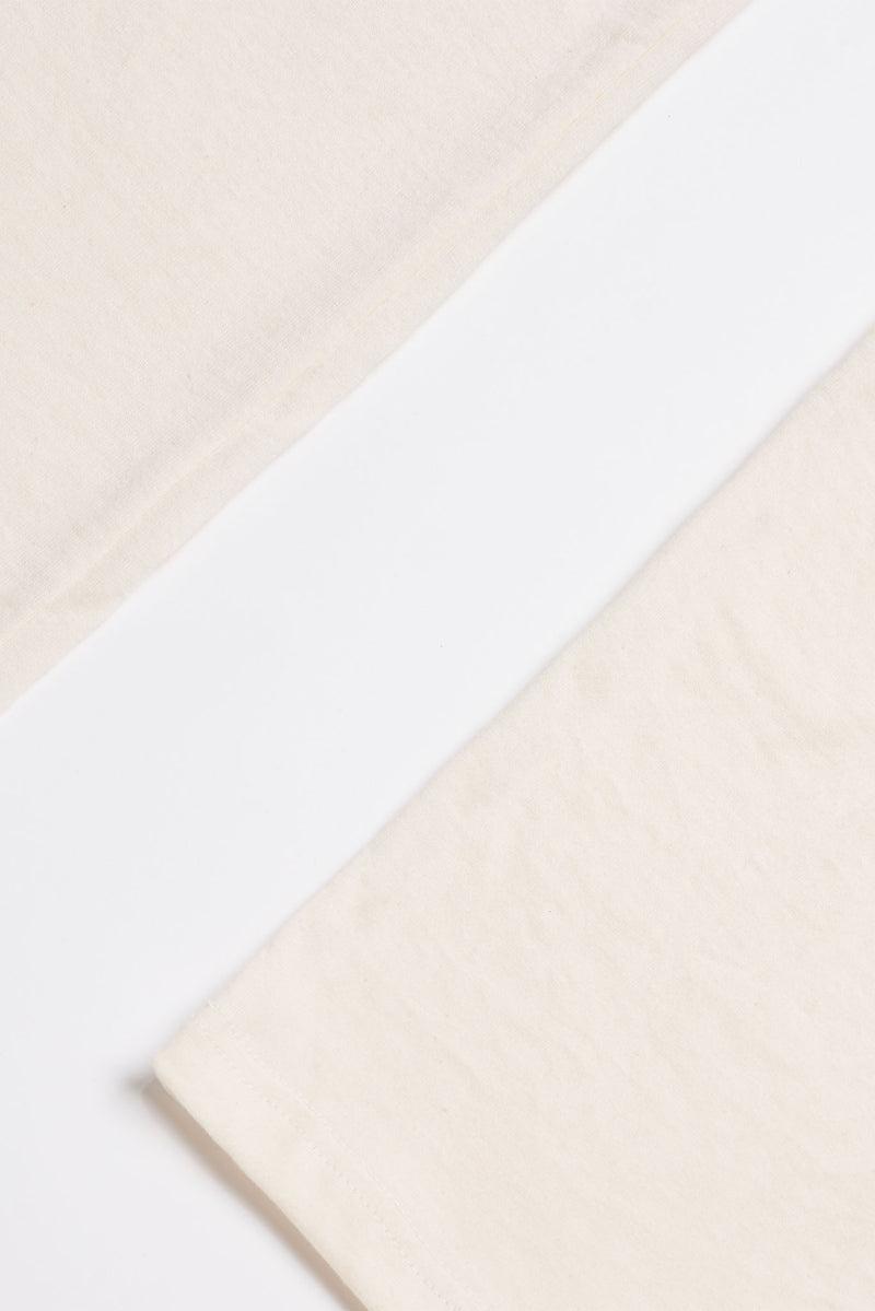 Women's Organic Drawstring Only Lounge Pants in Natural Product Image