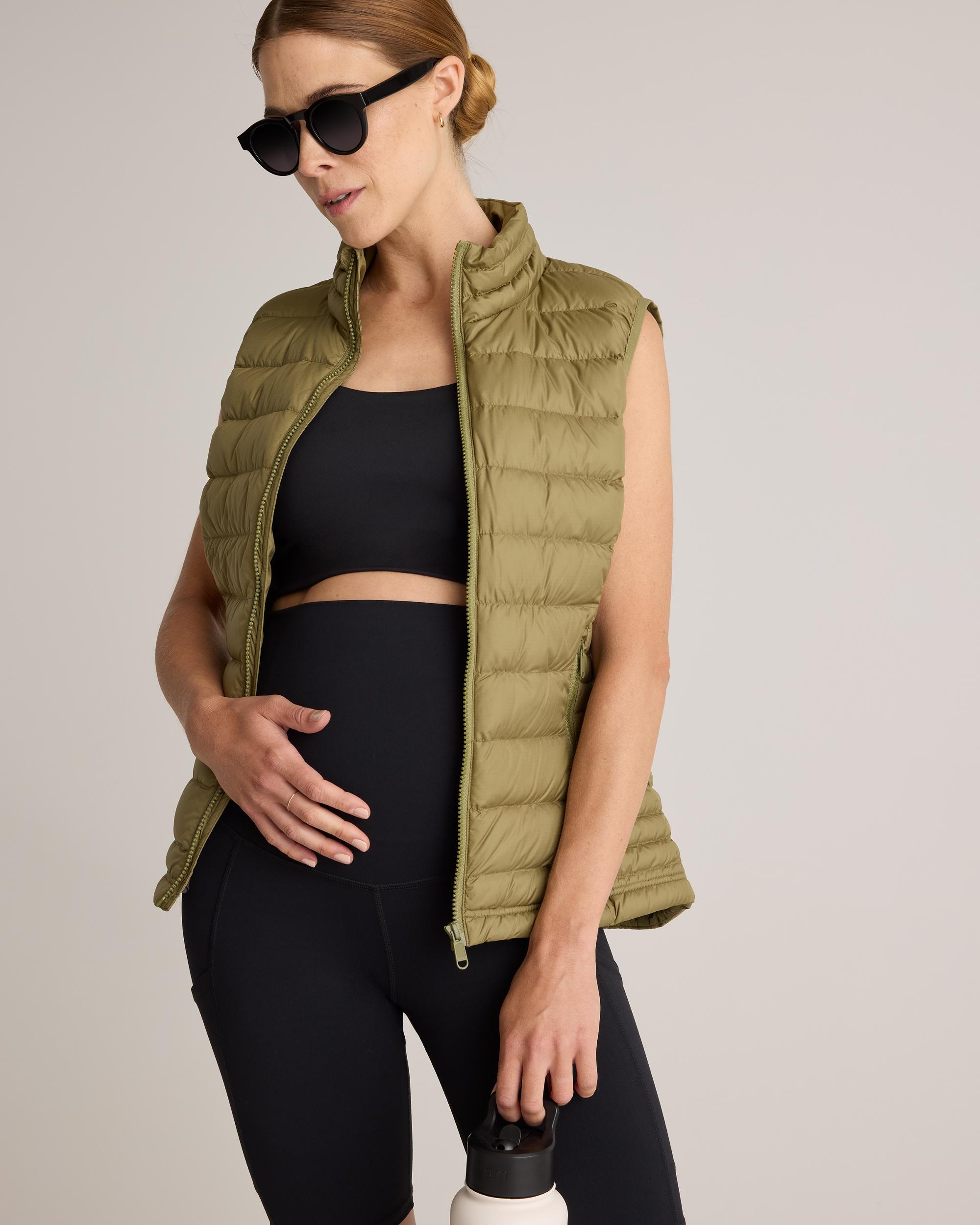 Quince | Women's Ultra-Form Maternity Pocket Bike Short 9" Nylon/Spandex Product Image