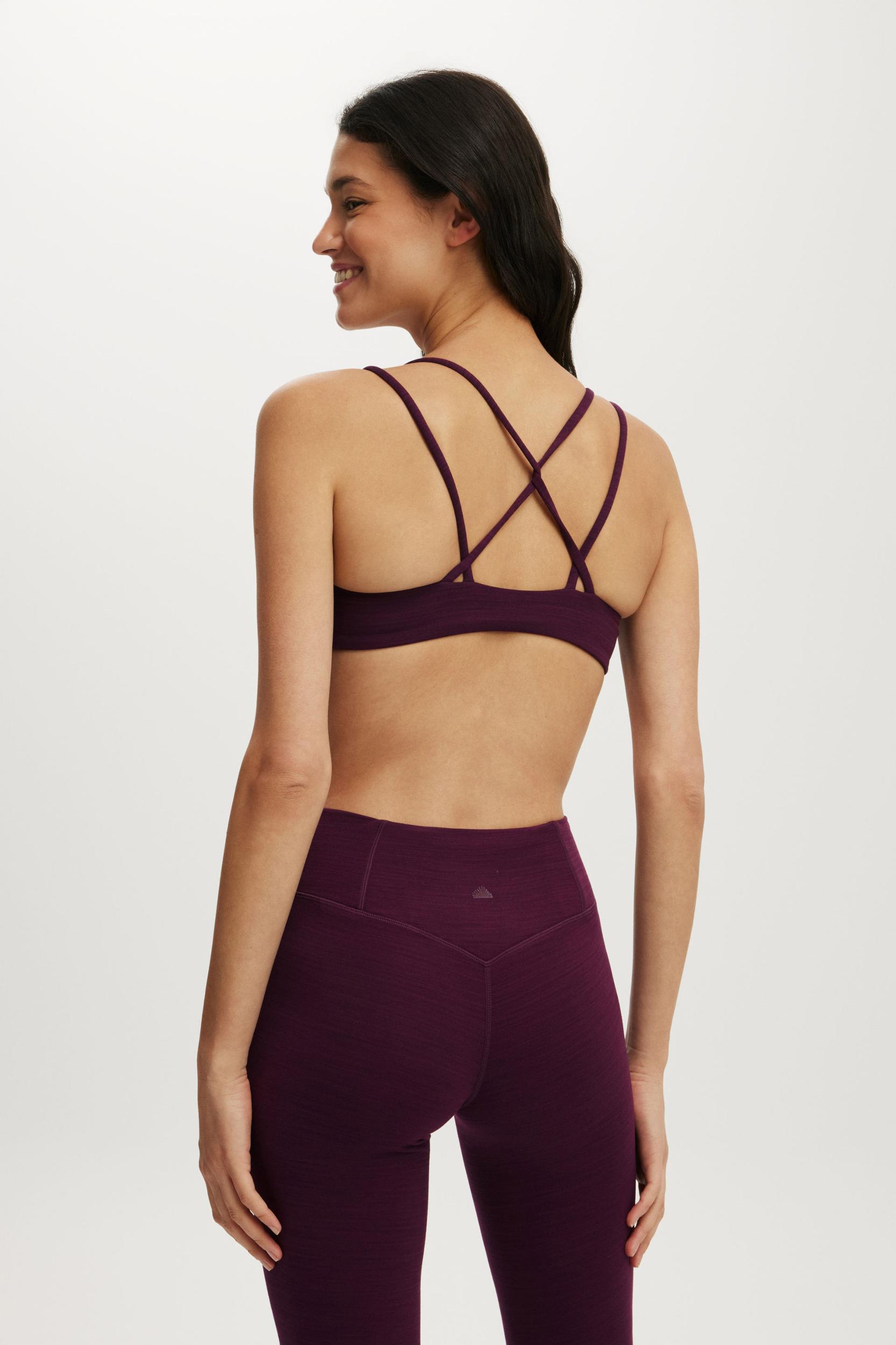 Ultra Soft Scrunch Front Strappy Crop Product Image