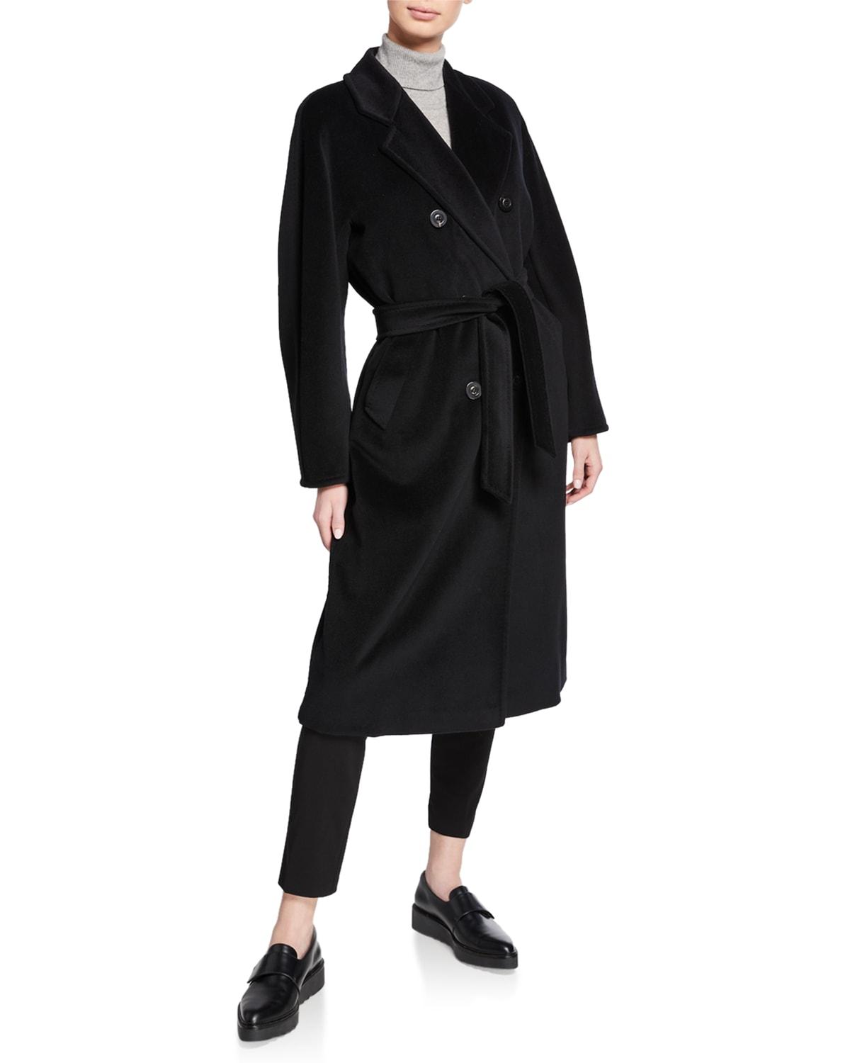 Wool-Cashmere Belted Madame Coat Product Image