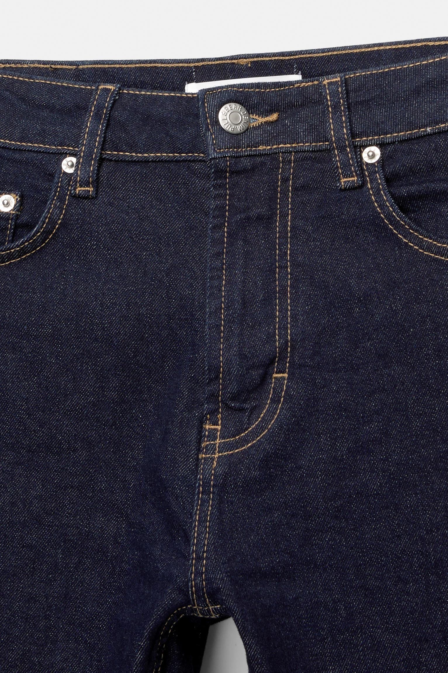 Slim fit jeans with seam details Product Image