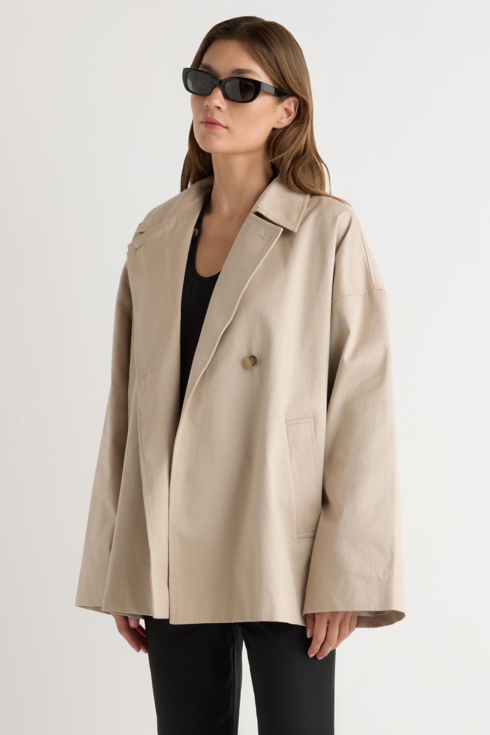 Delaney Cotton Mac Coat Product Image