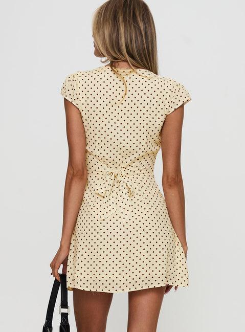 Cannelloni Mini Dress Polka Dot Product Image