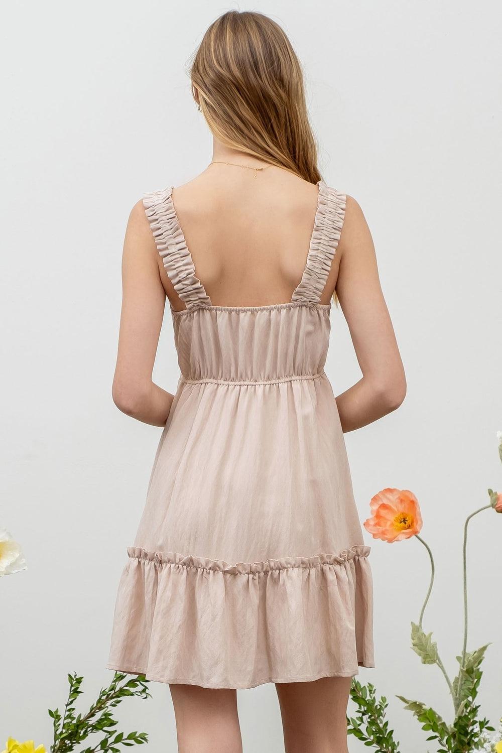 Effortlessly Khaki Dress* Product Image