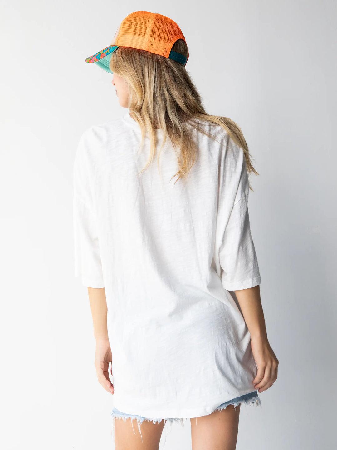 One Size Cotton Easy Tee - Twilight Folk Garden Product Image