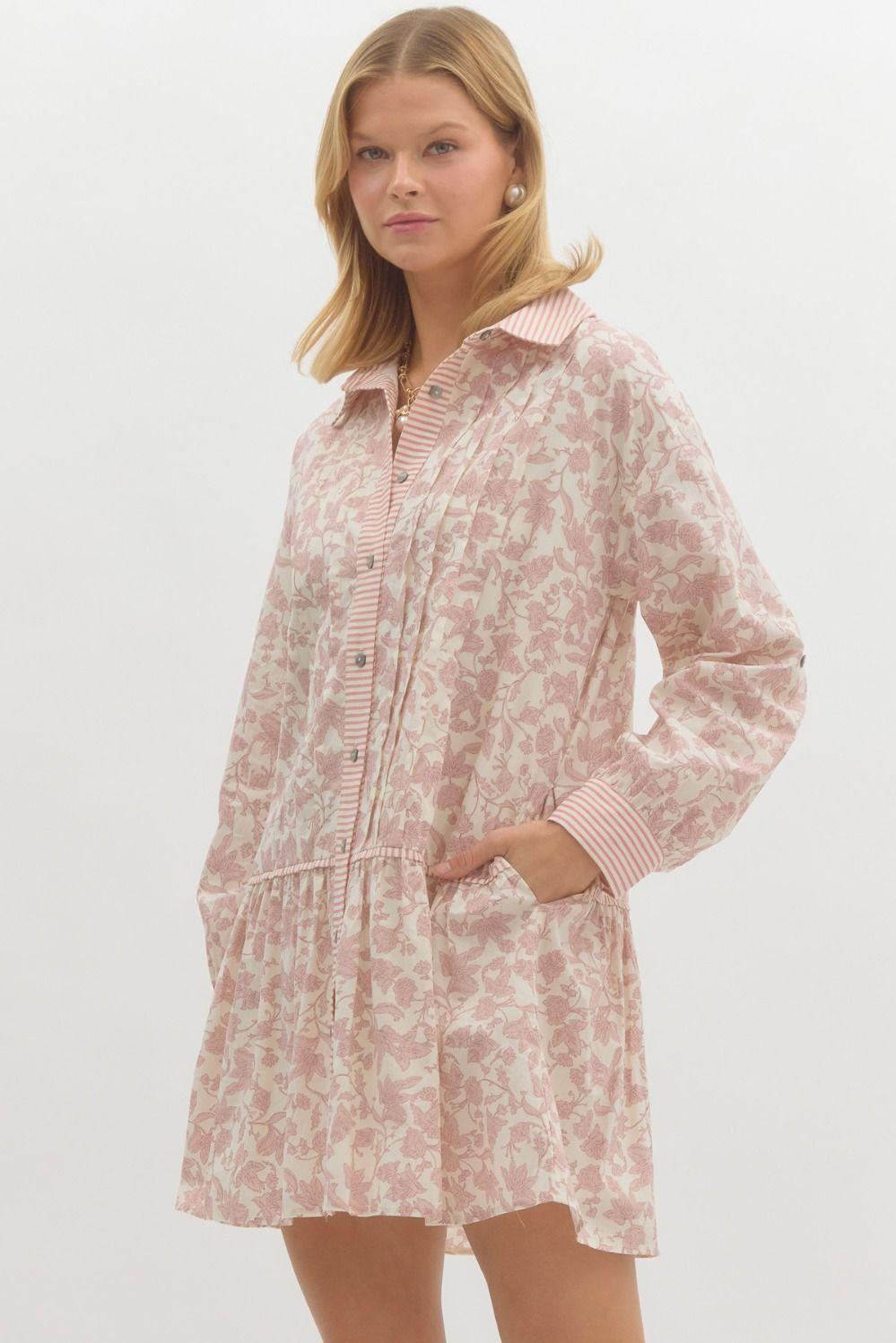 Sunday Rosè Mini Dress Product Image