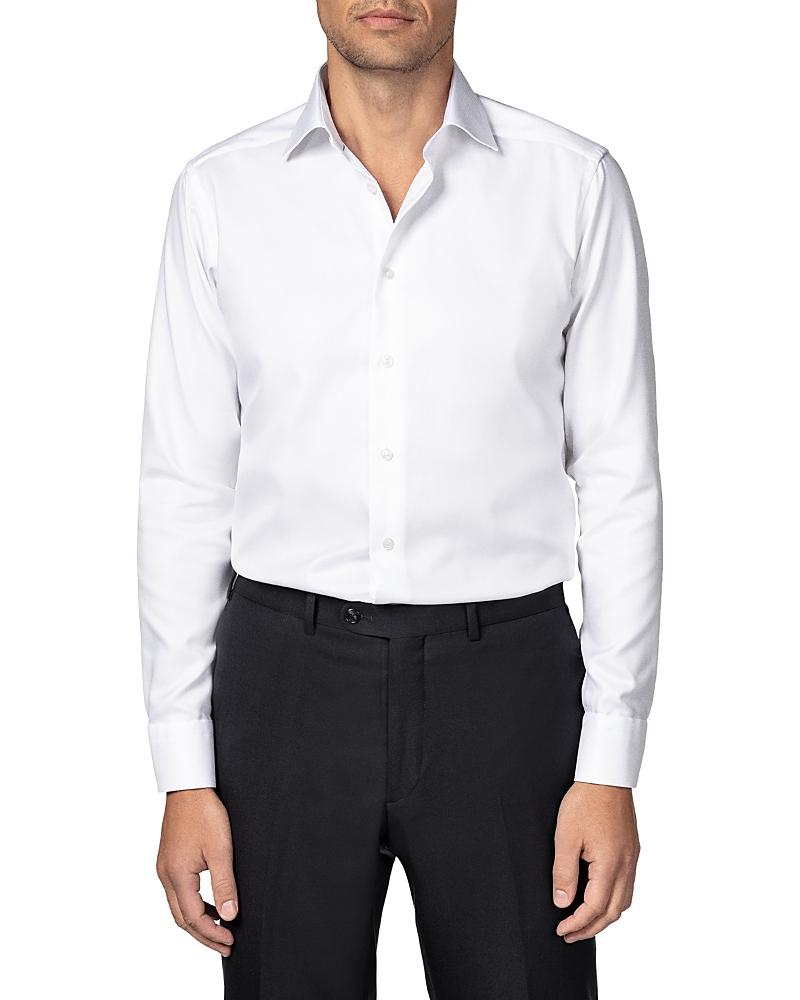 Contemporary-Fit Cavalry Twill Dress Shirt Product Image