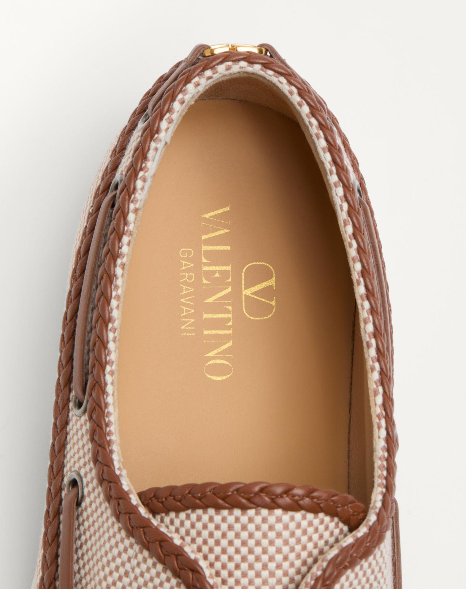 Palm Avenue Canvas And Nappa Boat Shoe Product Image