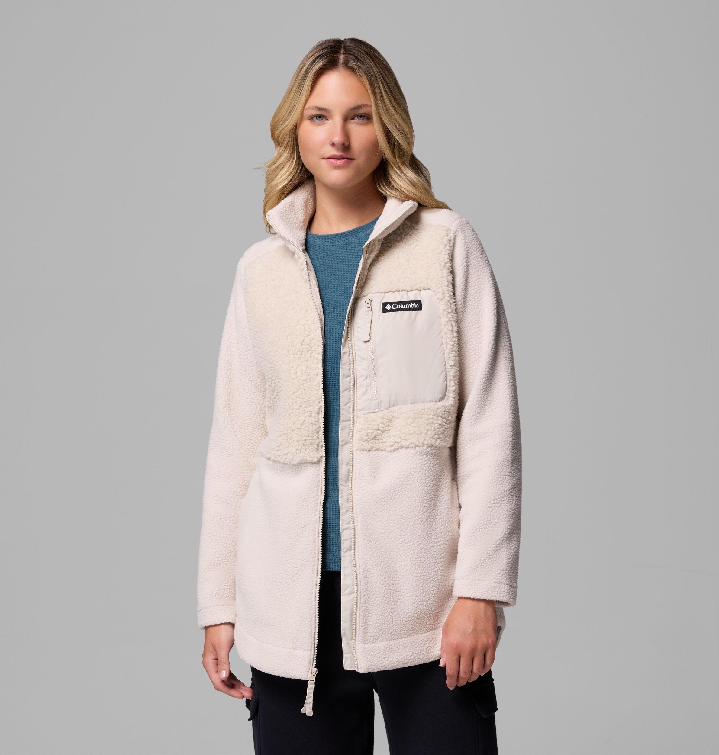 Columbia Womens Columbia Lodge Sherpa Full Zip Fleece Jacket- Product Image