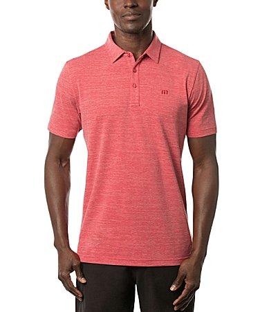 TravisMathew The Heater Performance Stretch Short Sleeve Polo Shirt Product Image