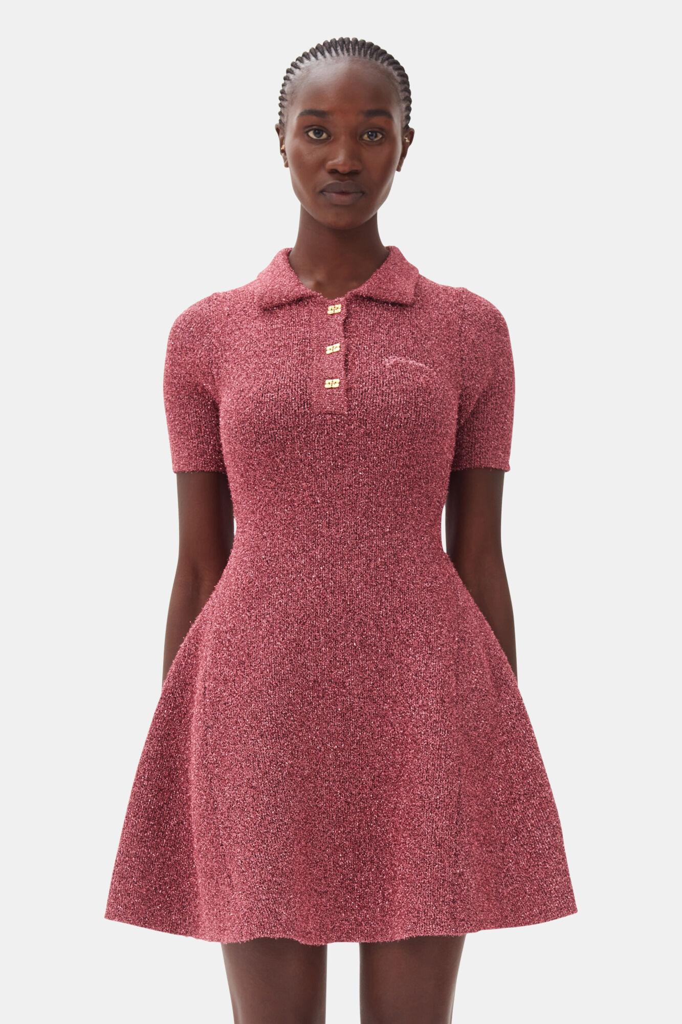 Pink Sparkle Mini Dress Product Image