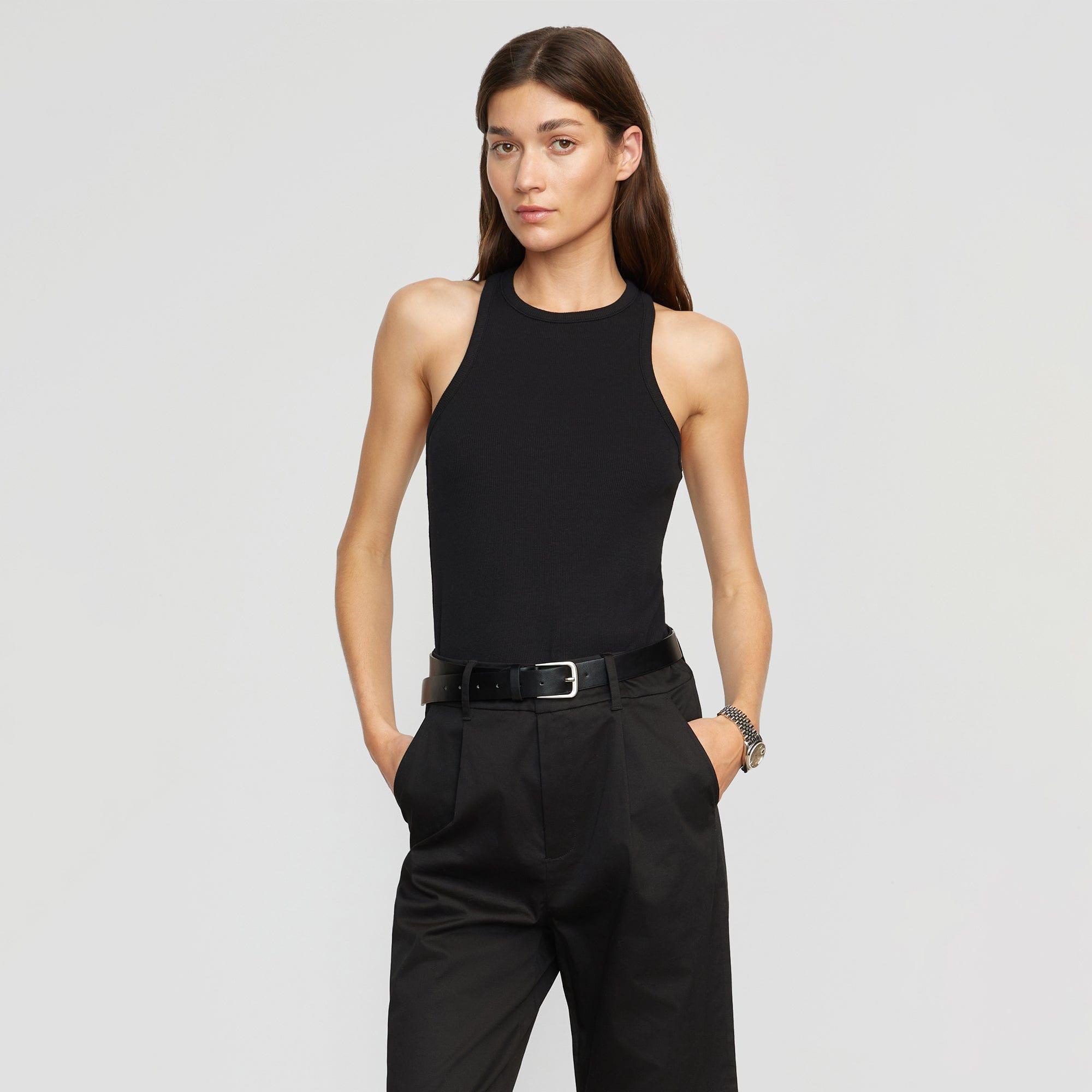 Tory Split-Back Ribbed Tank Product Image