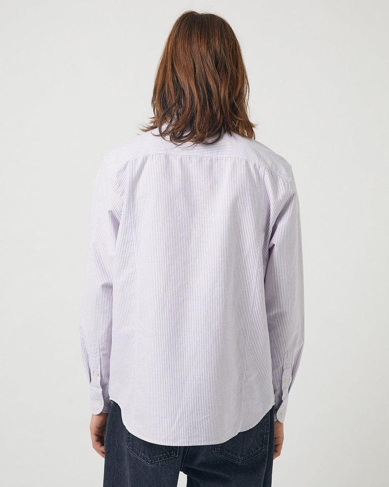 Stripe Oxford LS - Green Product Image