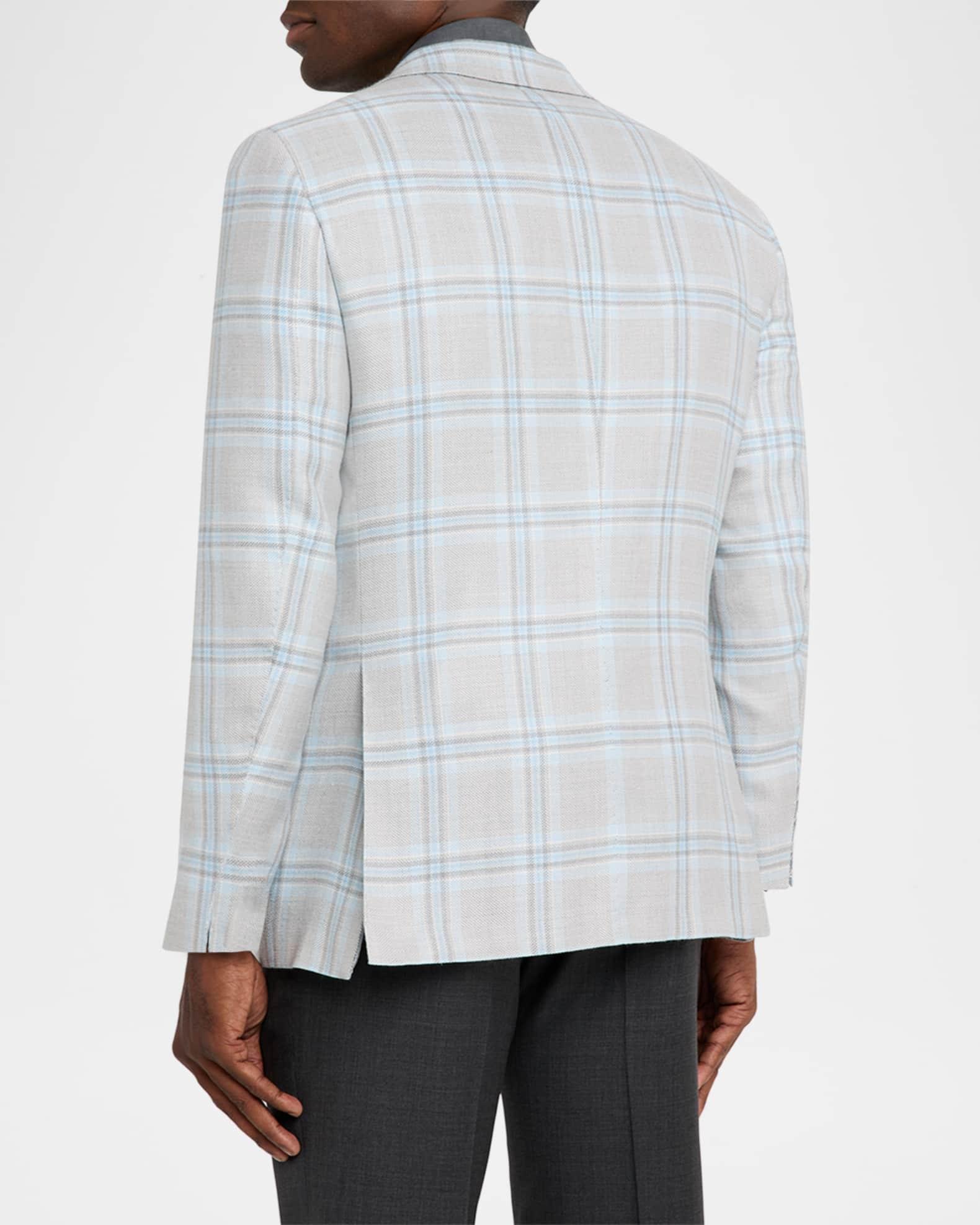 Men's Denim Wash Classic-Fit Sport Shirt Product Image