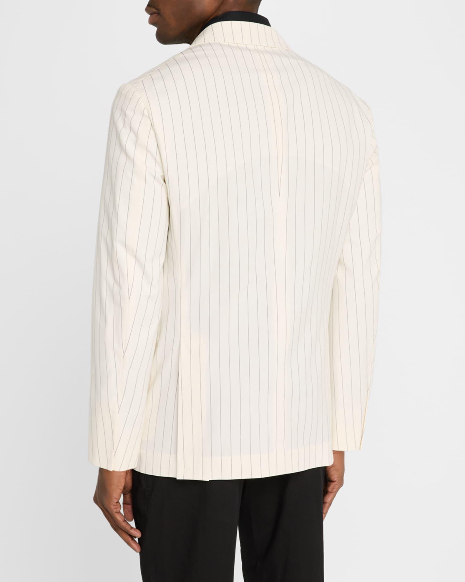Men's Double-Breasted Pinstripe Sport Coat Product Image