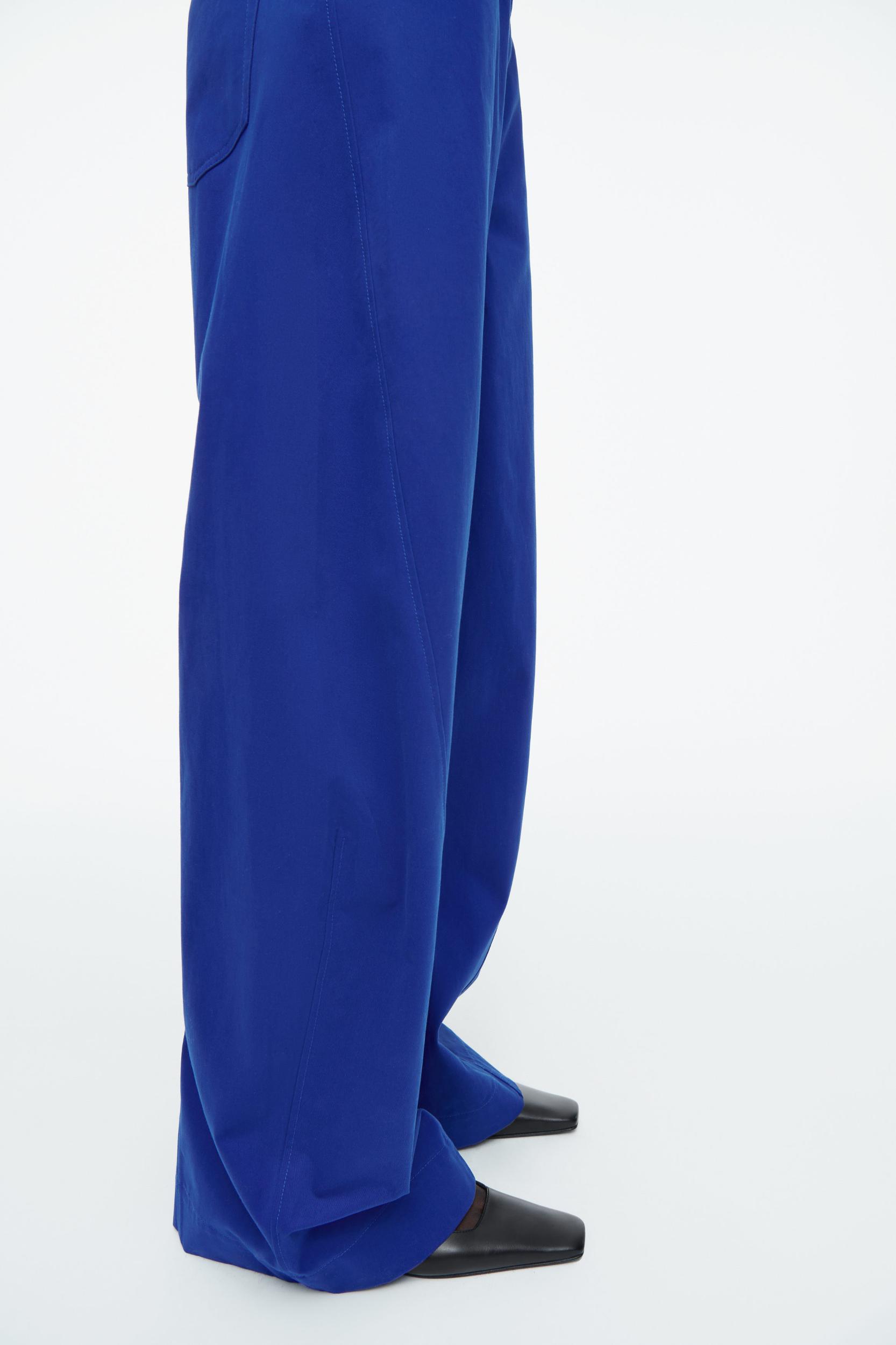 Universal Works Loose Pilot Trouser in Navy Recycled Polytech Product Image