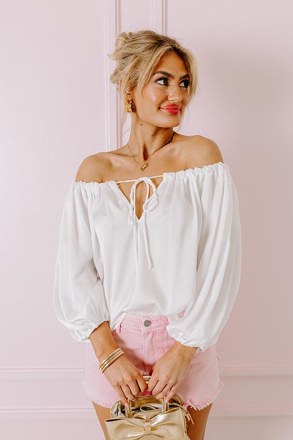 Boss Shift Top In White Product Image