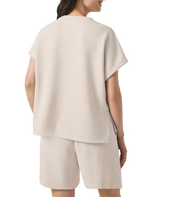 Splendid Scuba Knit Crew Neck Short Sleeve Tee Product Image