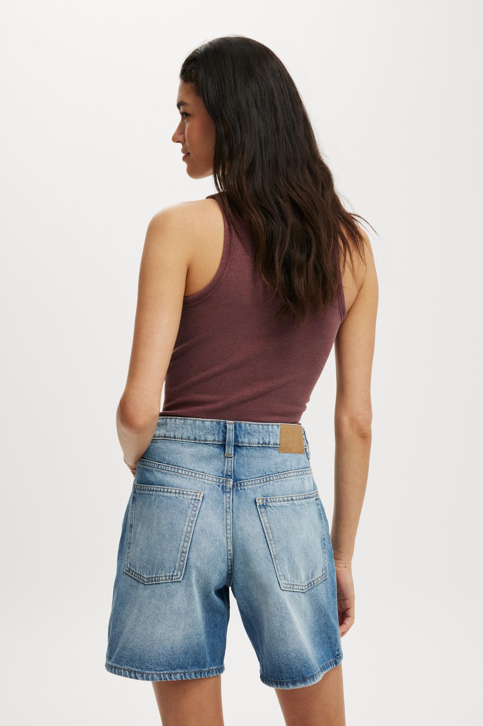 Relaxed Denim Short Product Image