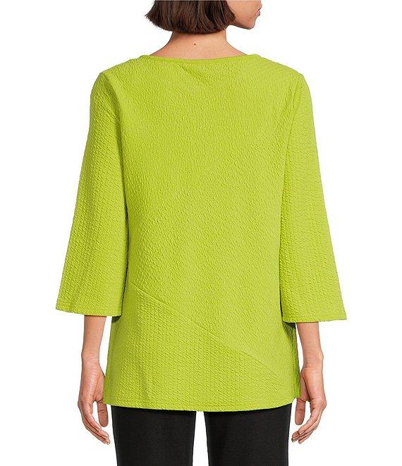 Slim Factor by Investments Flare 3/4 Sleeve Top Product Image