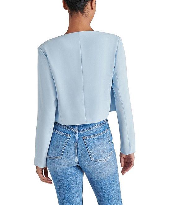 Steve Madden Serenea Crew Neck Long Sleeve Blazer Product Image