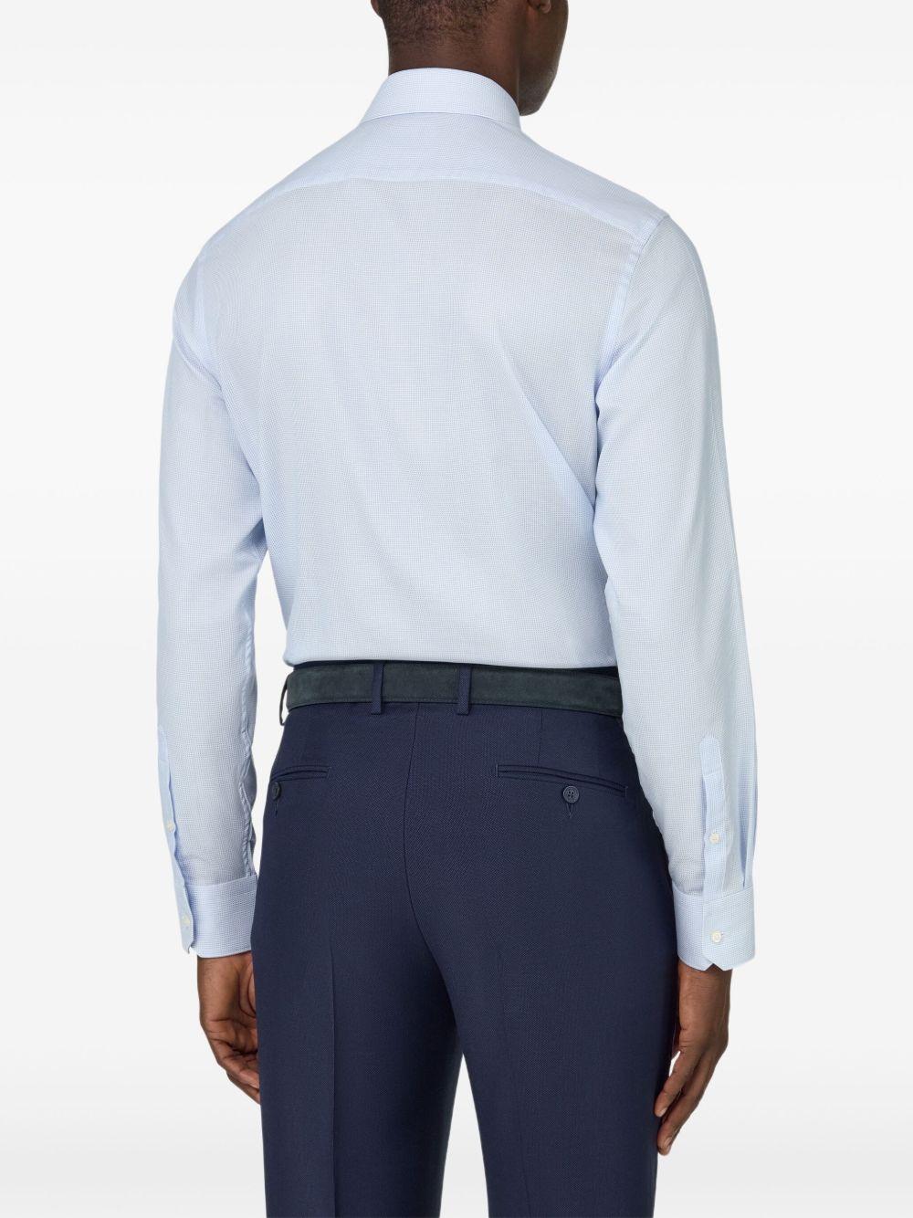 slim-fit cotton shirt Product Image