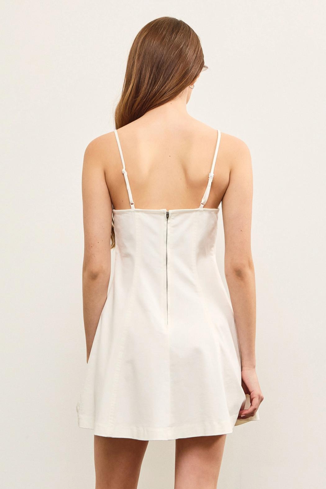 Sweetheart A-Line Denim Dress Product Image