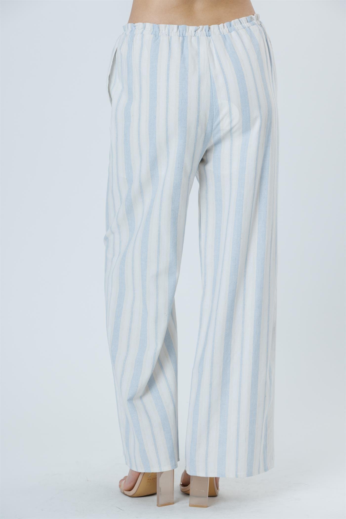 Santorini Striped Halter Top Product Image