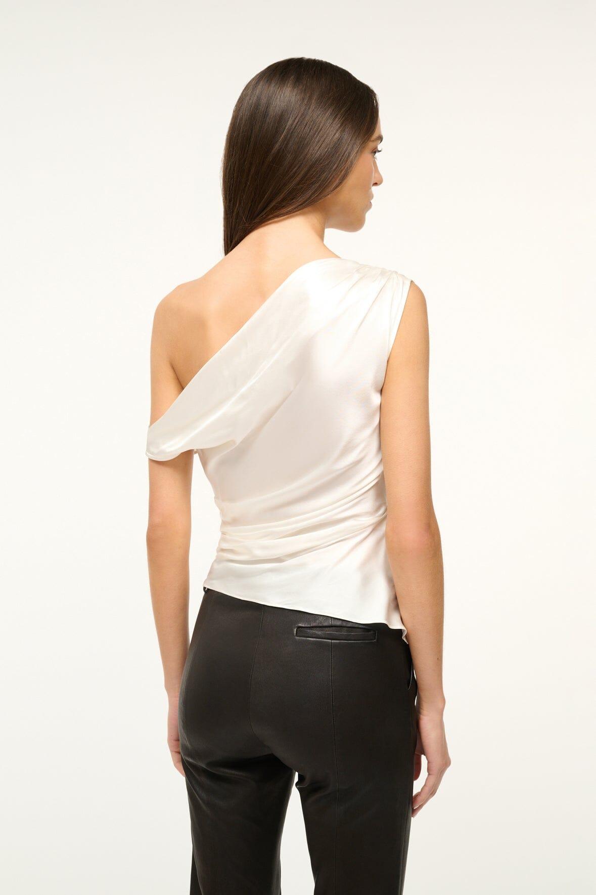 PHARE SILK TOP | IVORY Product Image