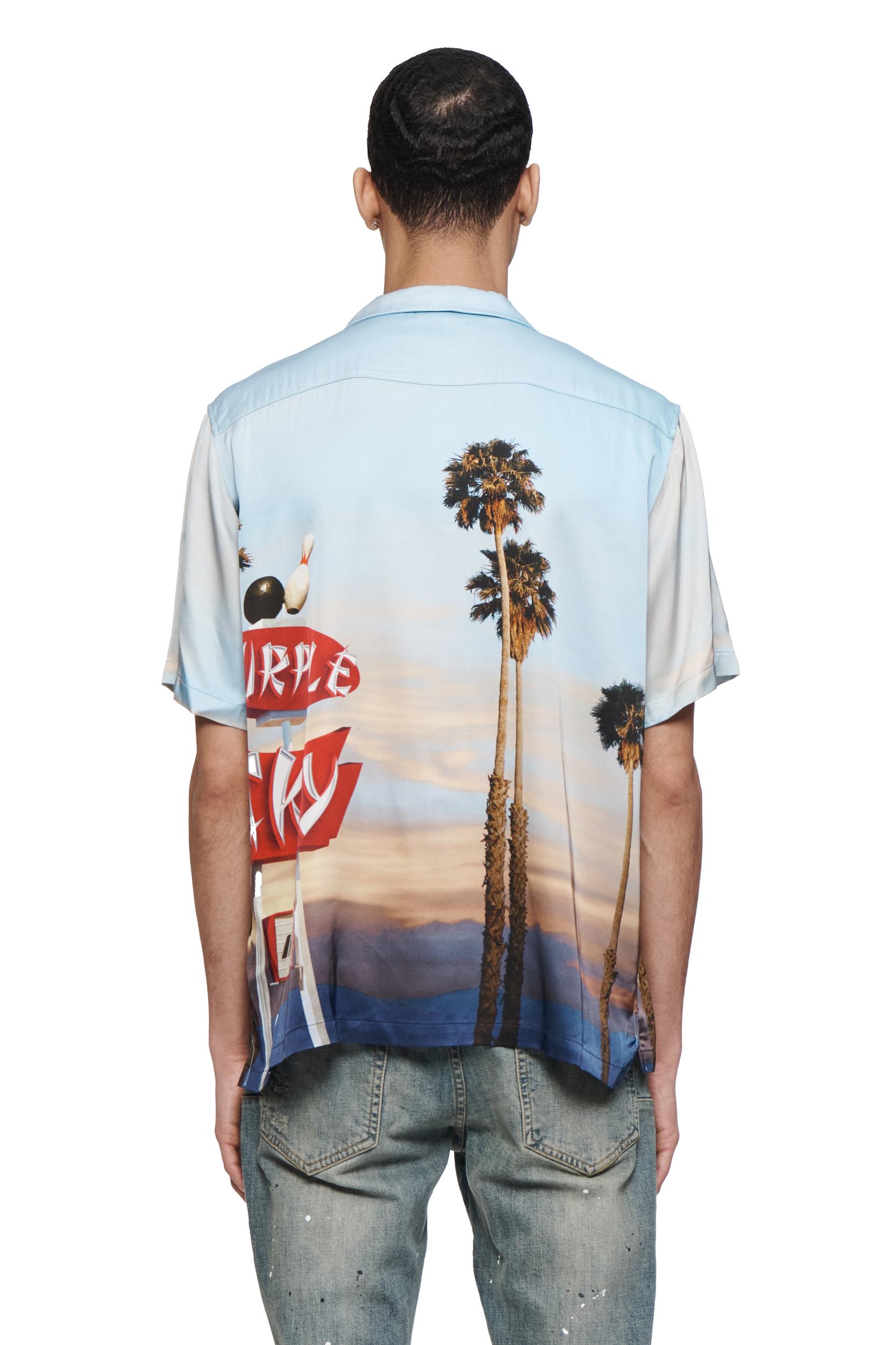 Purple X Blue Sky Shirt Male Product Image