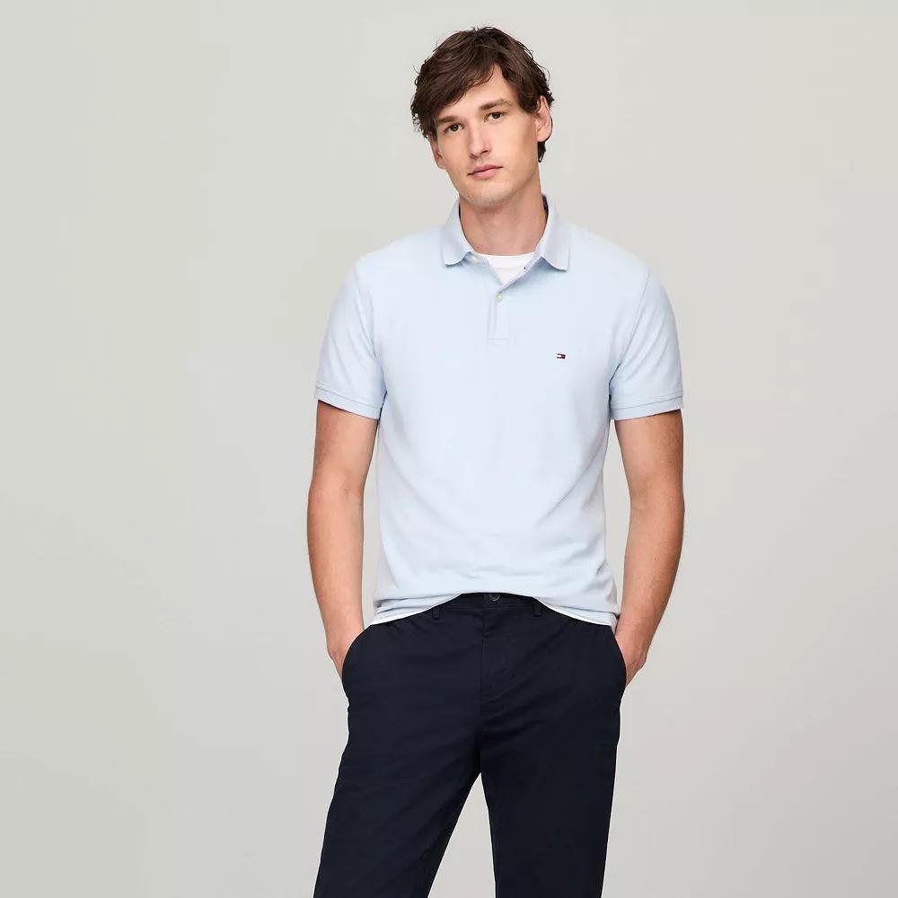 Men's Tommy Hilfiger Justin Polo, Size: Large, Breezy Blue Product Image