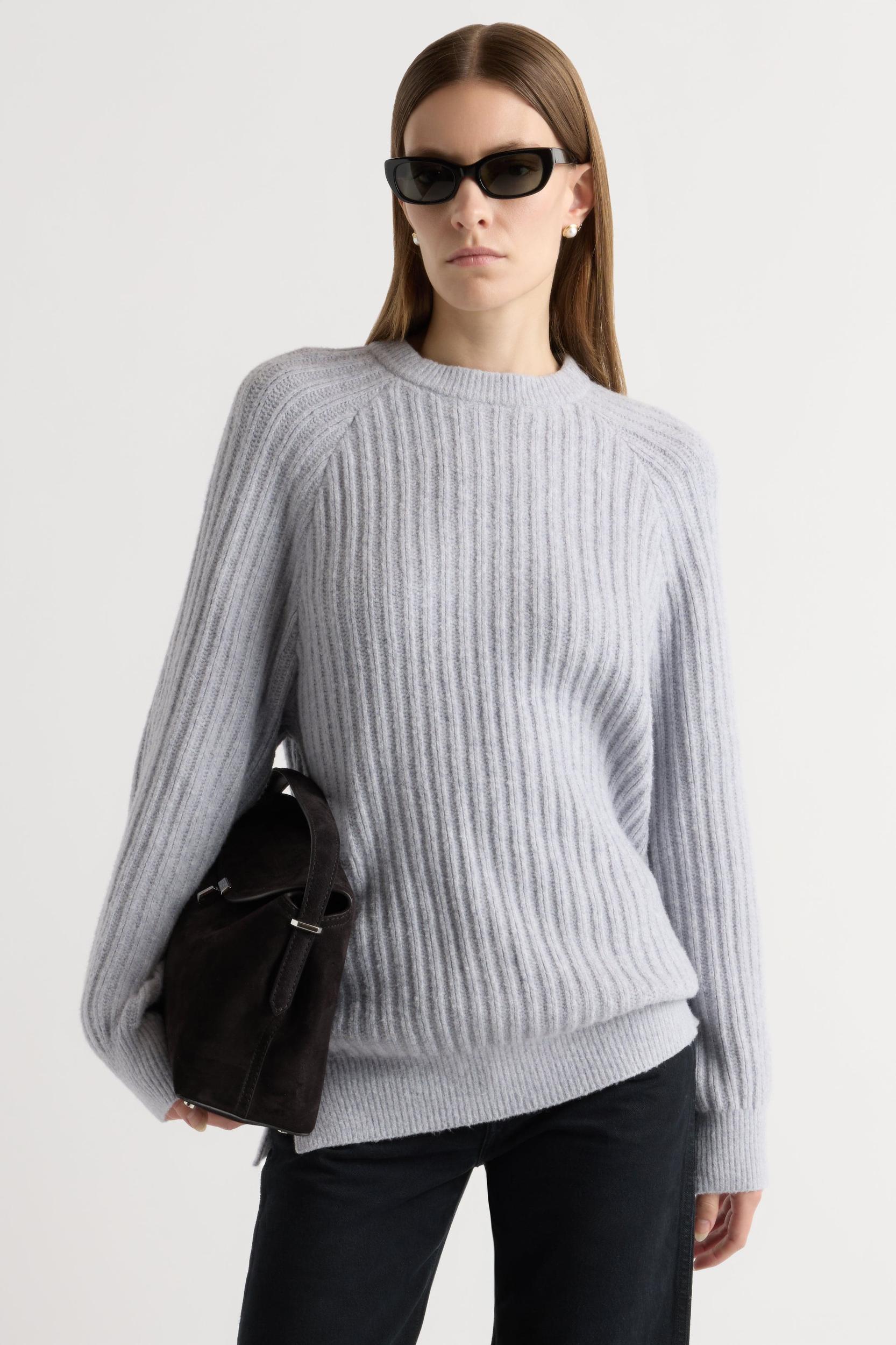 Roylene Ribbed Boyfriend Sweater Product Image