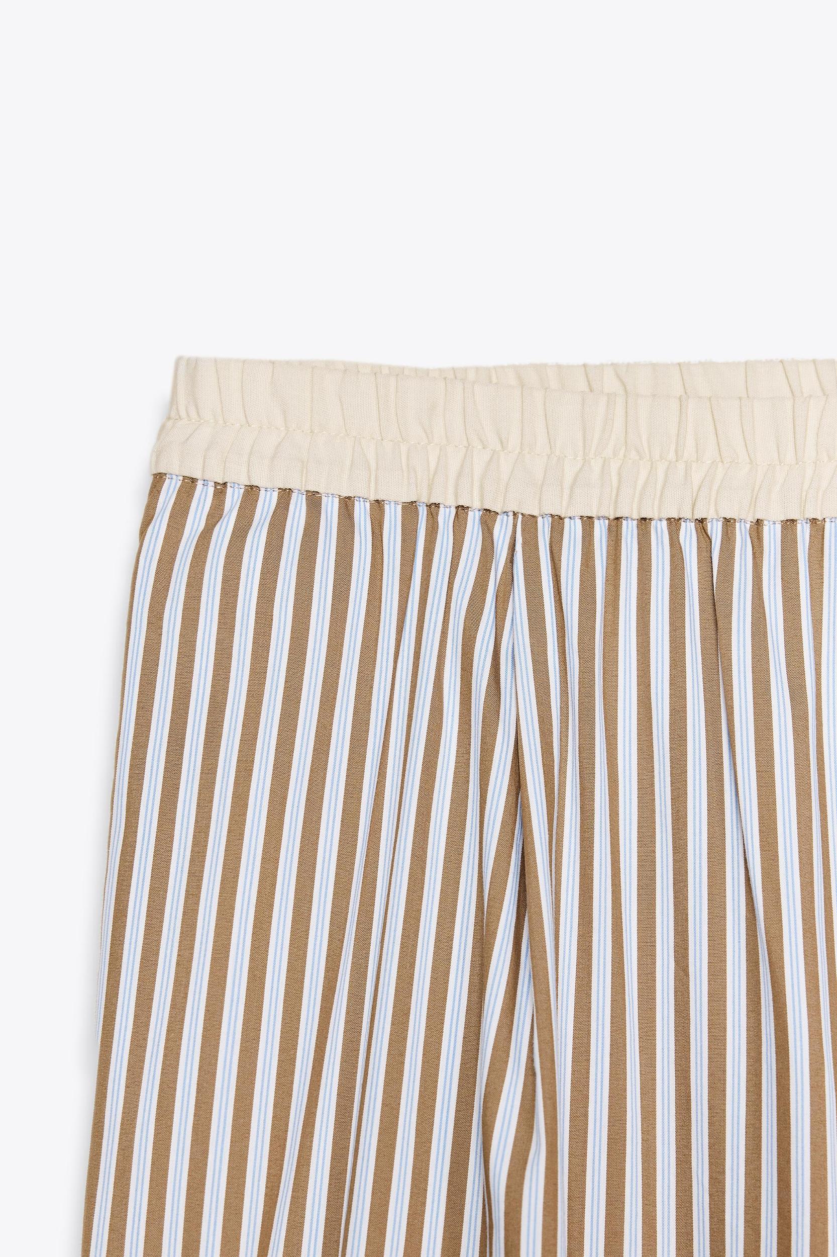 CONTRAST STRIPE PAJAMA PANTS Product Image