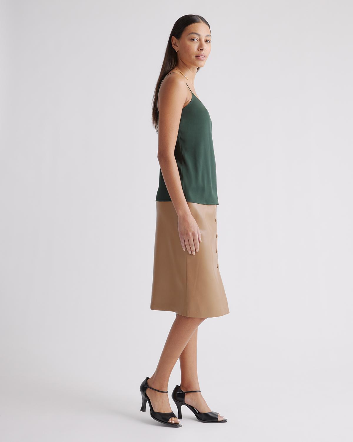 Quince | Women's Washable Stretch Silk V-Neck Cami Size XL Product Image