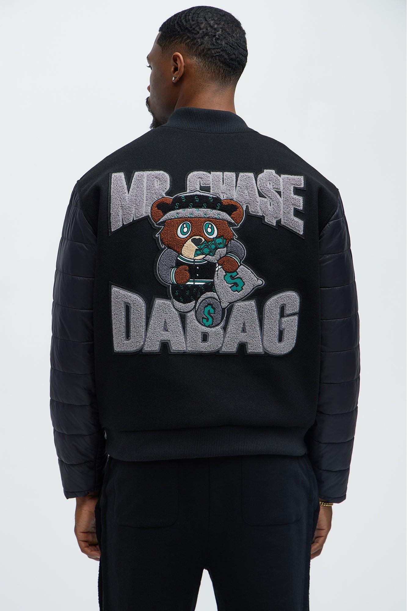 Chase A Bag Varsity Jacket - Black Product Image