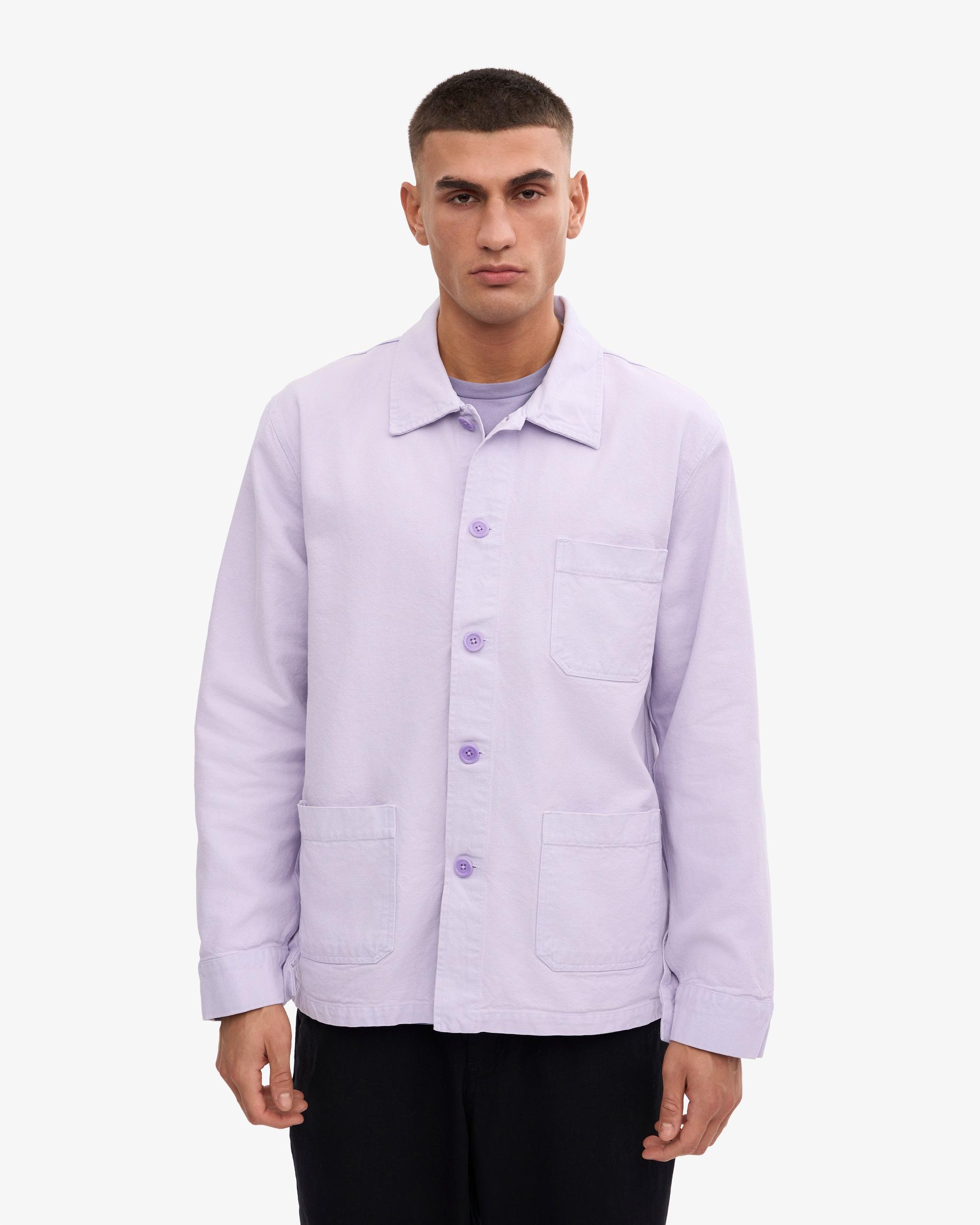 Organic Workwear Jacket - Soft Lavender Product Image