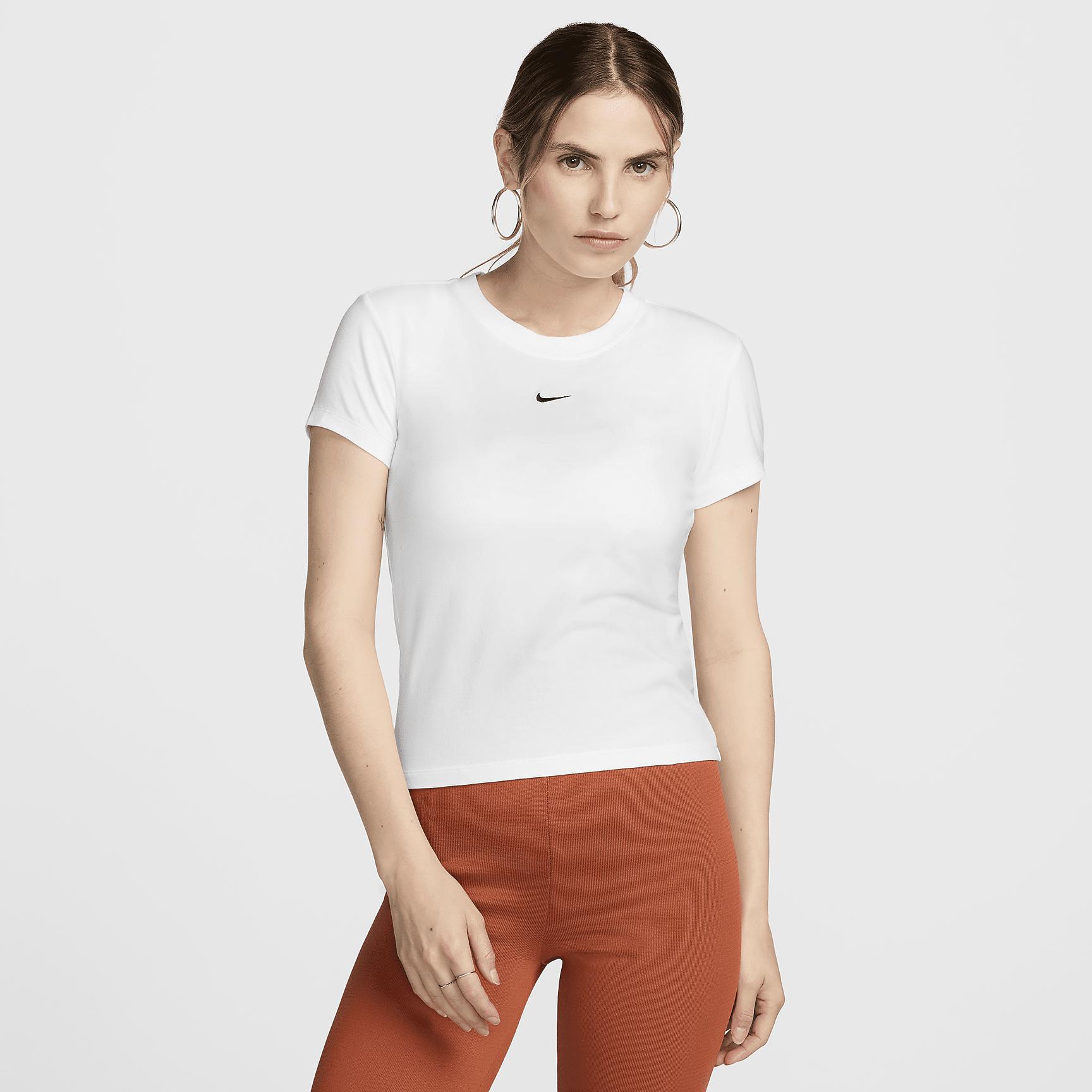 Womens Nike Sportswear Chill Knit T-Shirt | FV5508-100 Product Image