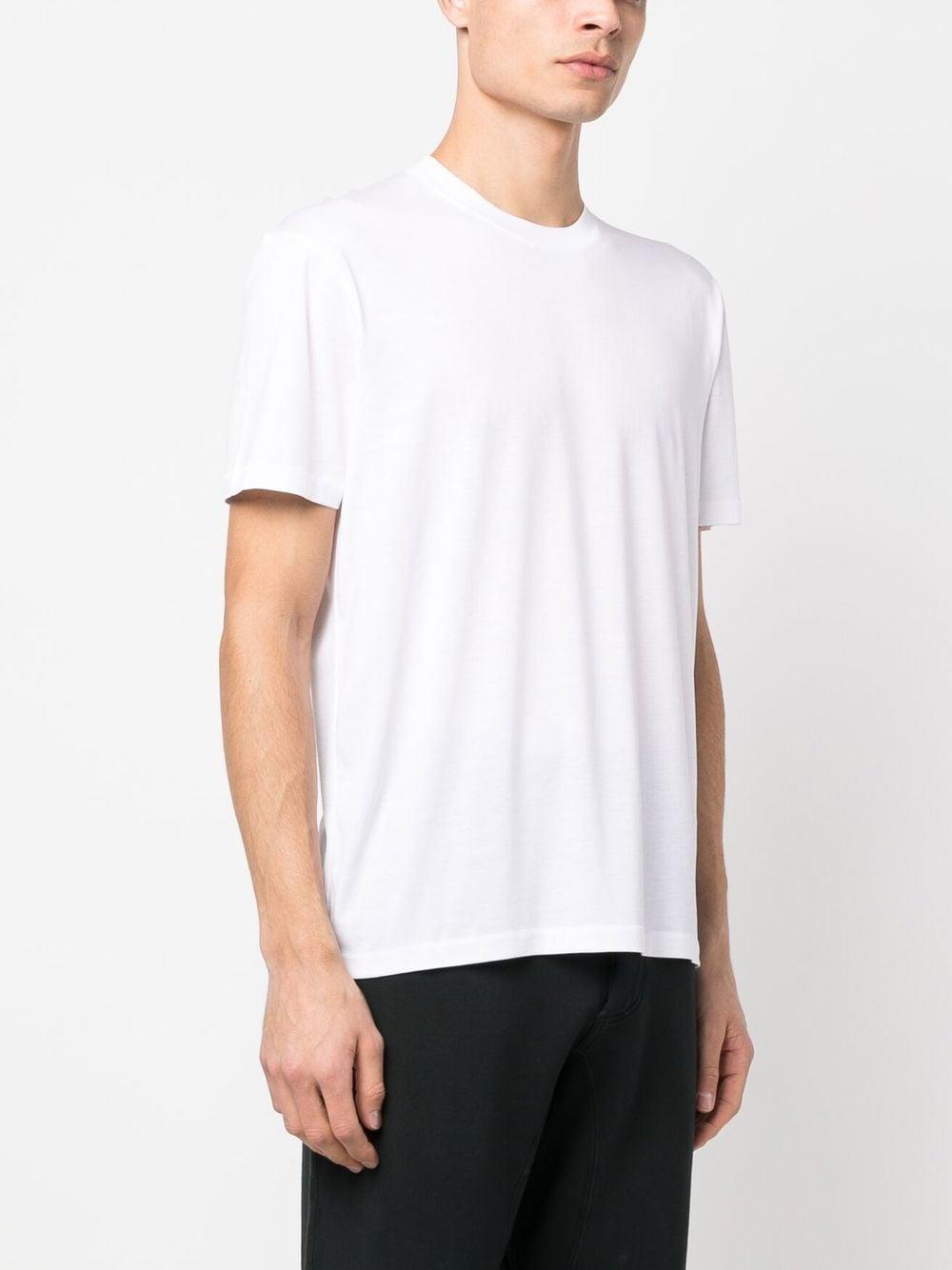 TOM FORD Placed Rib Slim-fit Lyocell And Cotton-blend T-shirt In Neutrals Product Image