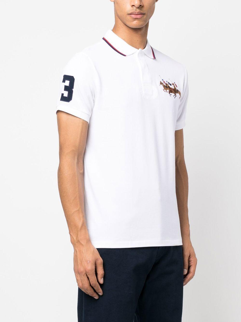 Triple-Pony cotton polo shirt  Product Image