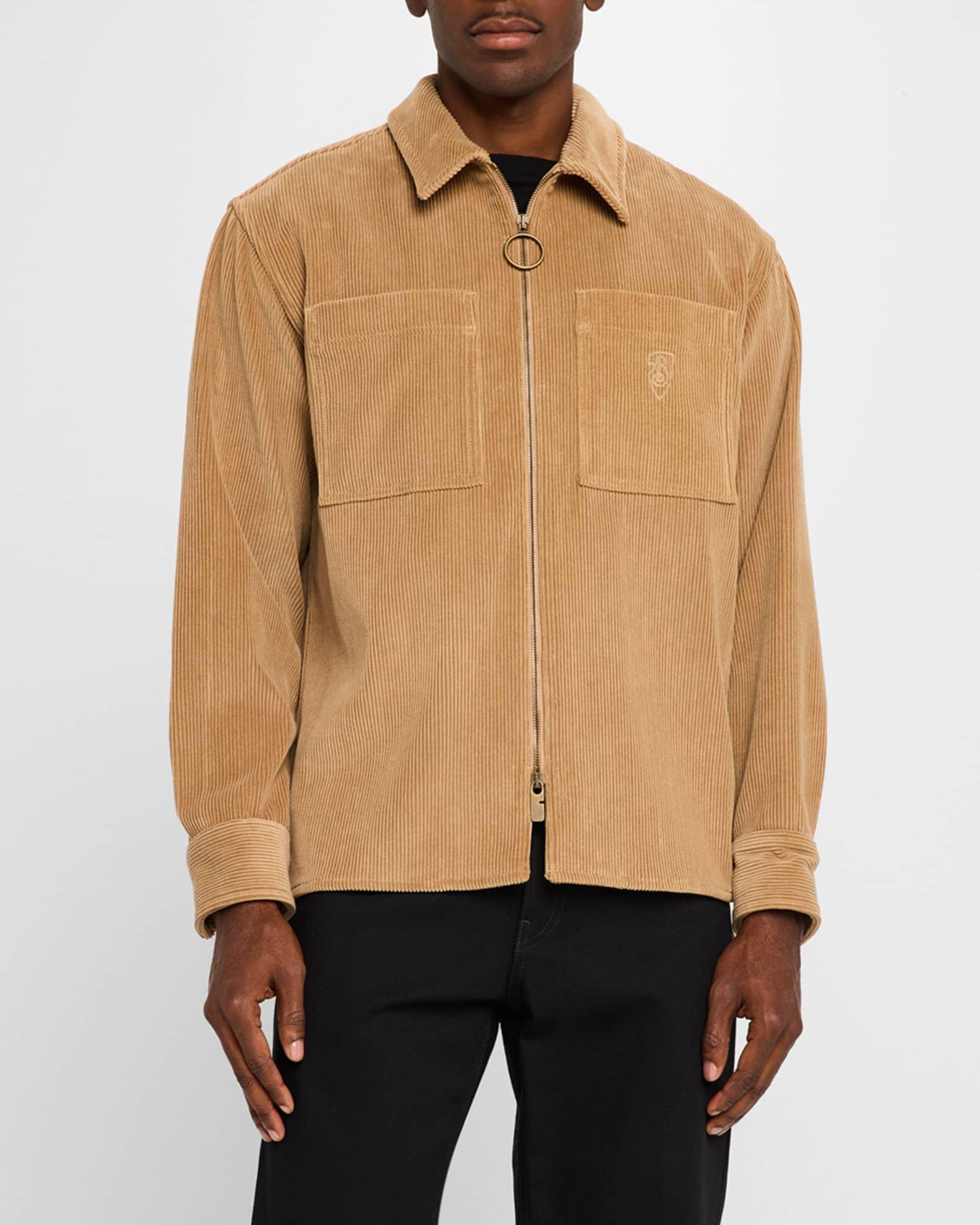 Men's Corduroy Zip Overshirt Product Image