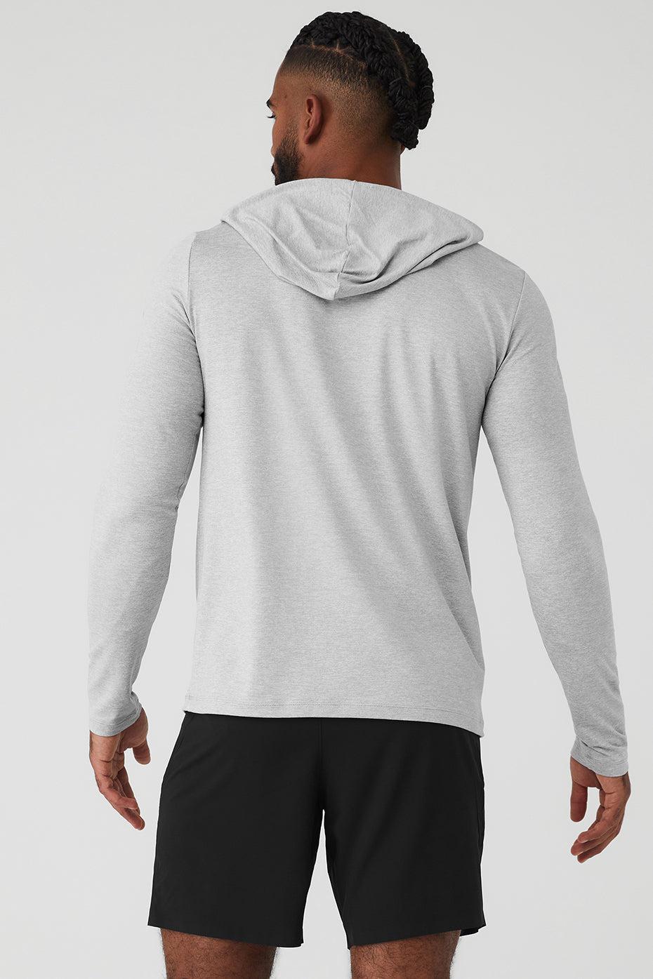 Conquer Reform Long Sleeve With Hood - Athletic Heather Grey Male Product Image